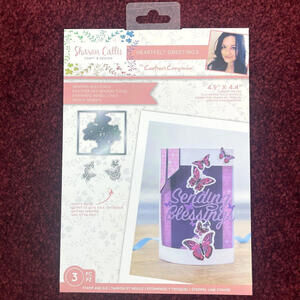 Crafters Companion Die Butterfly Sending Blessings Sharon Callis